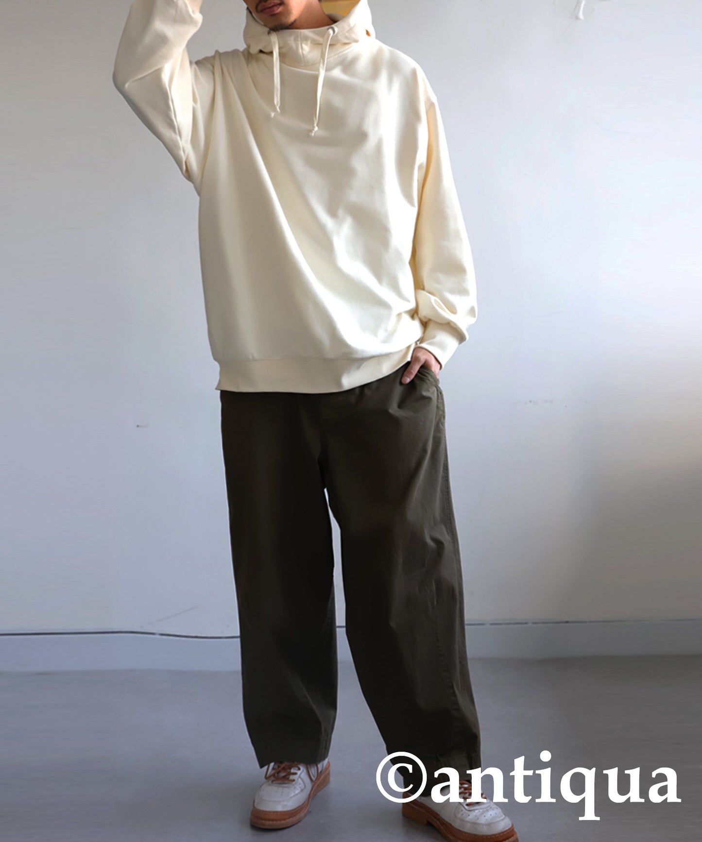 Stand Neck Hoodie Men's