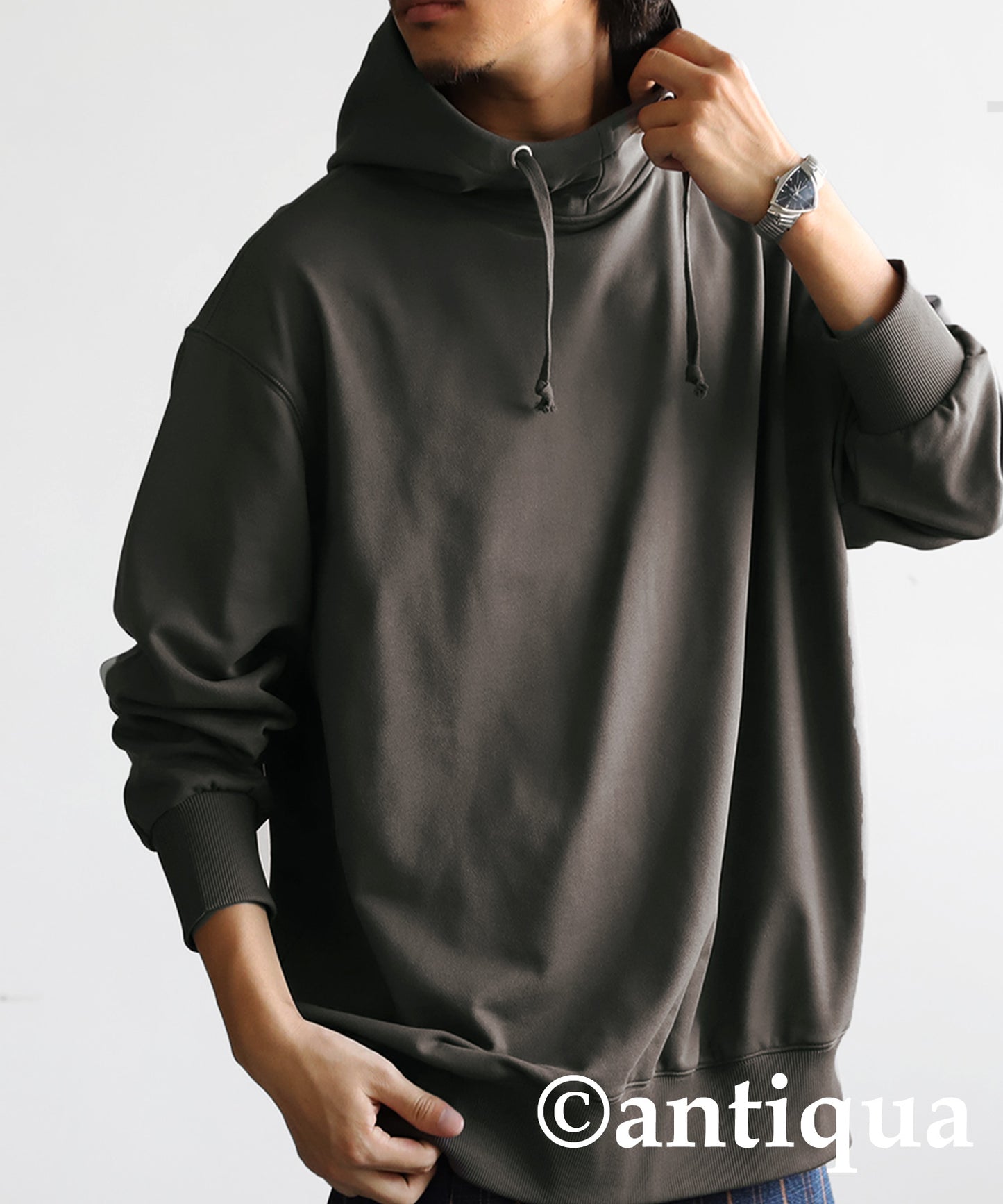 Stand Neck Hoodie Men's