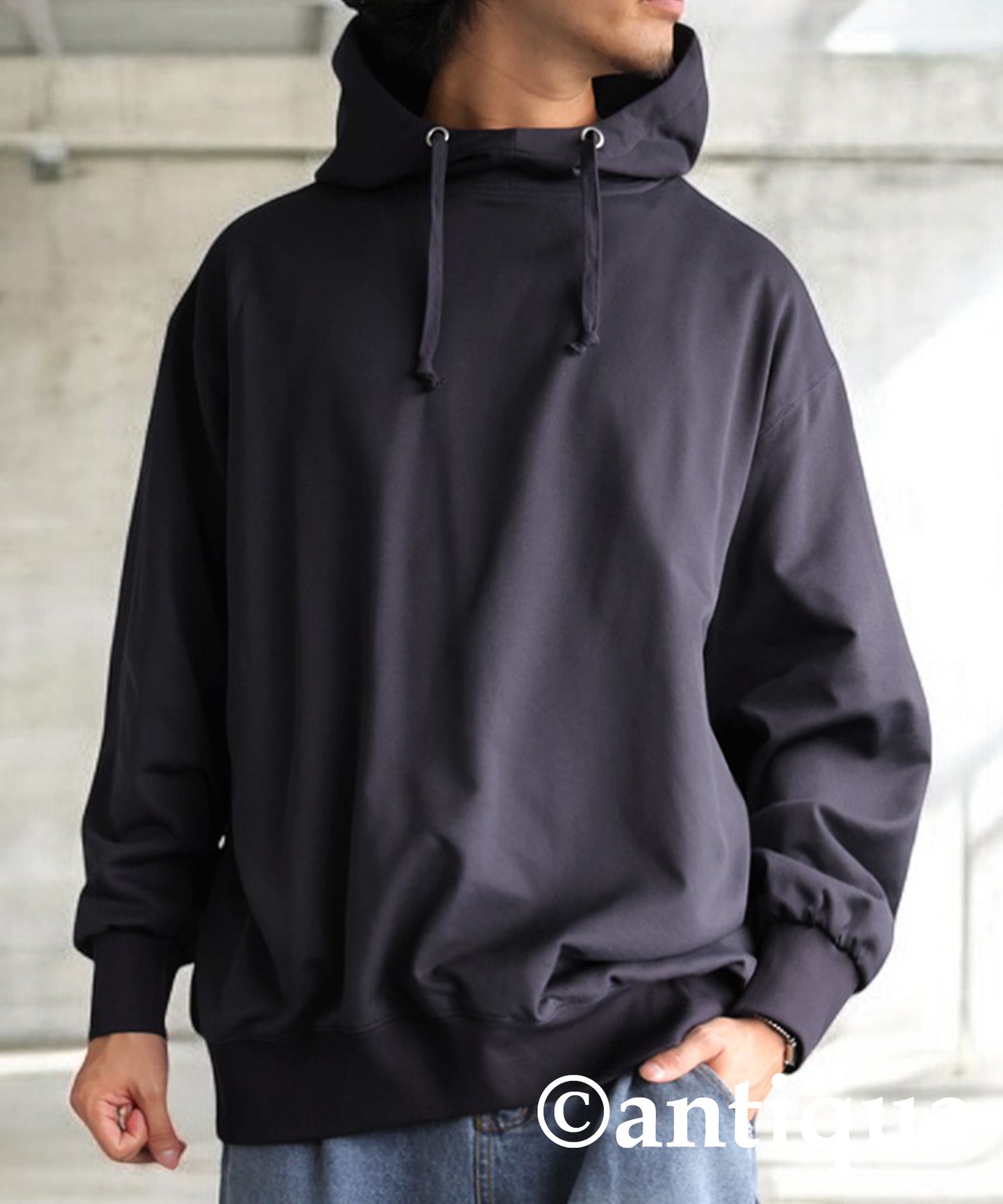 Stand Neck Hoodie Men's
