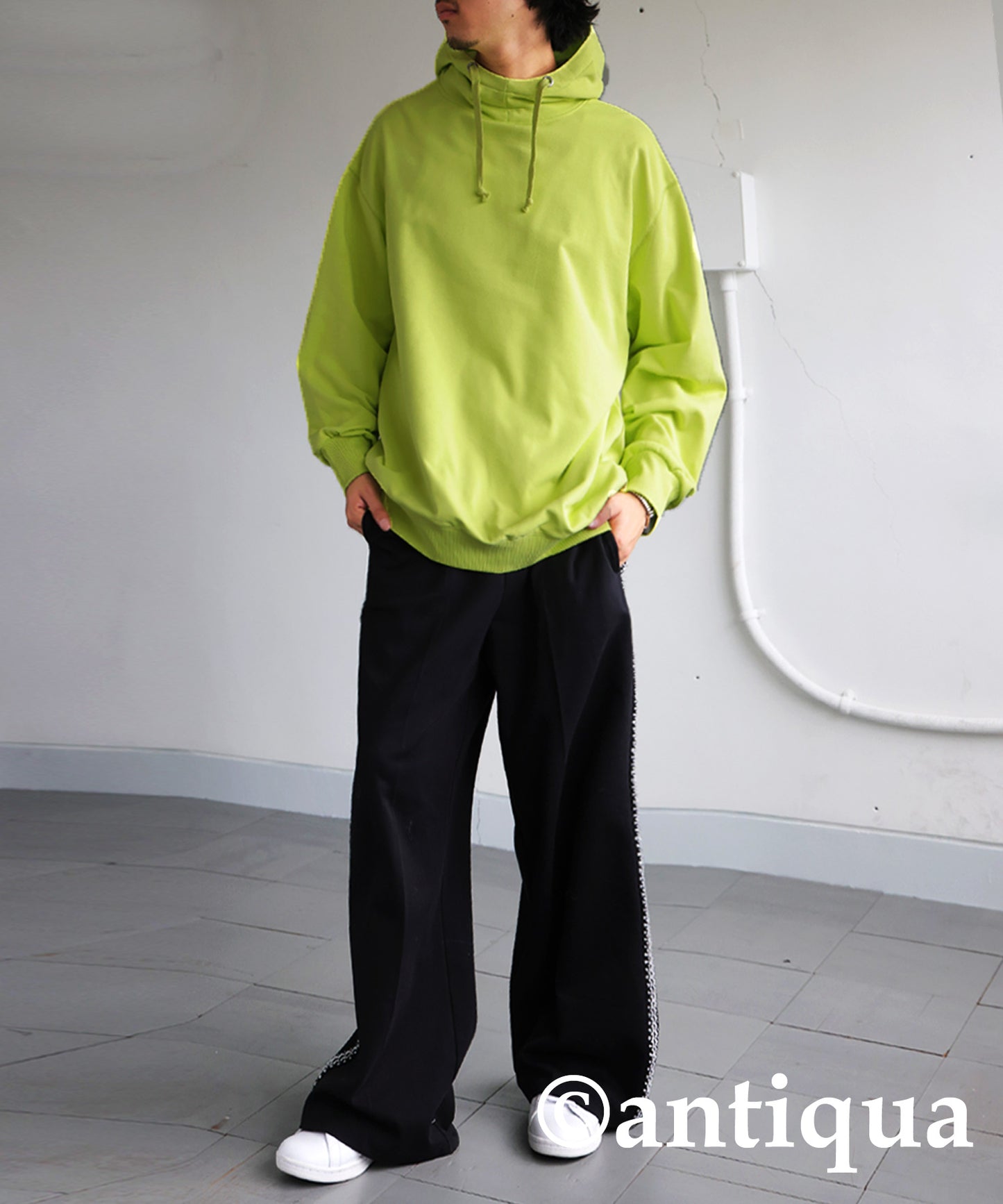 Stand Neck Hoodie Men's