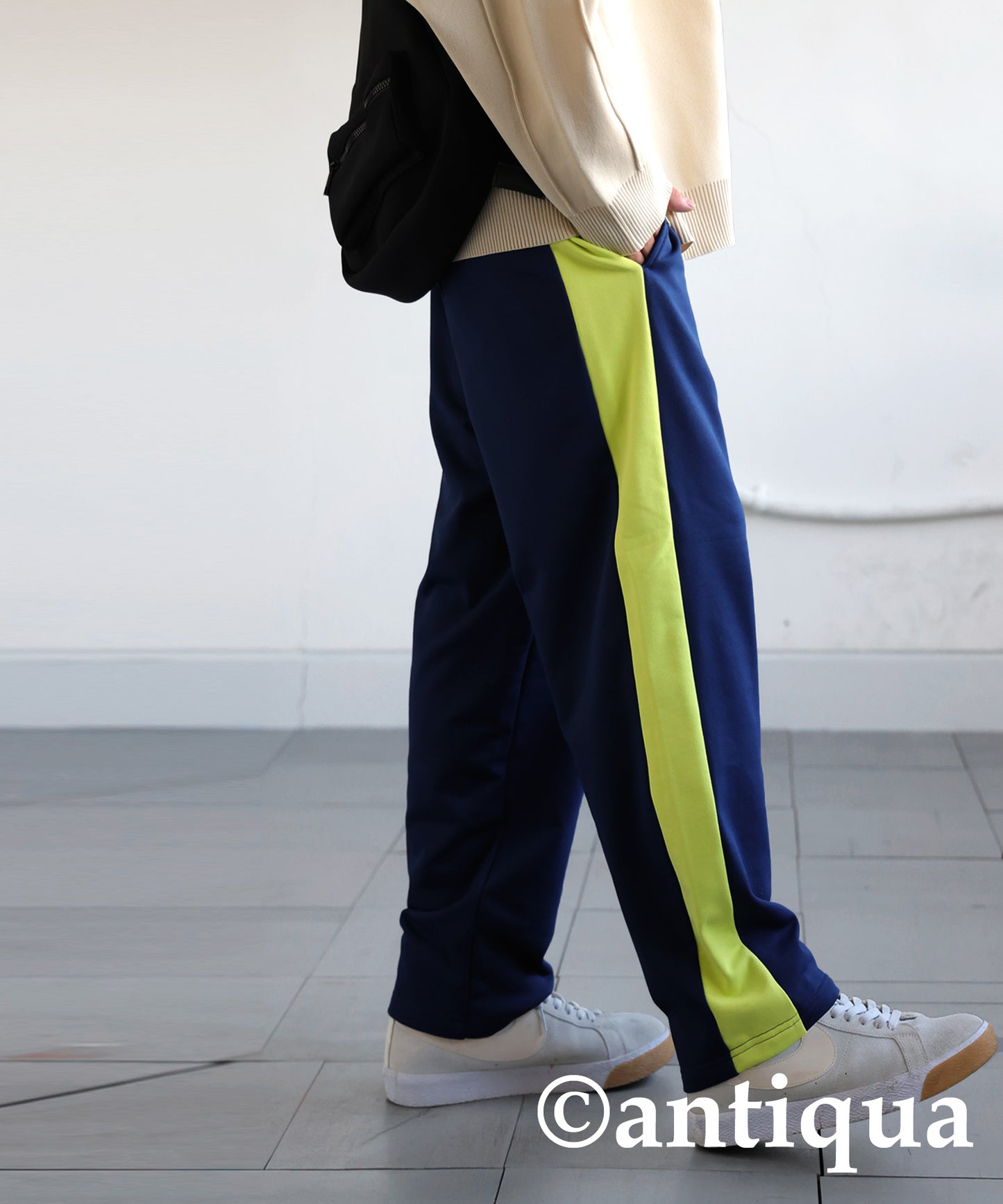 Color Scheme Tuck Pants Men's