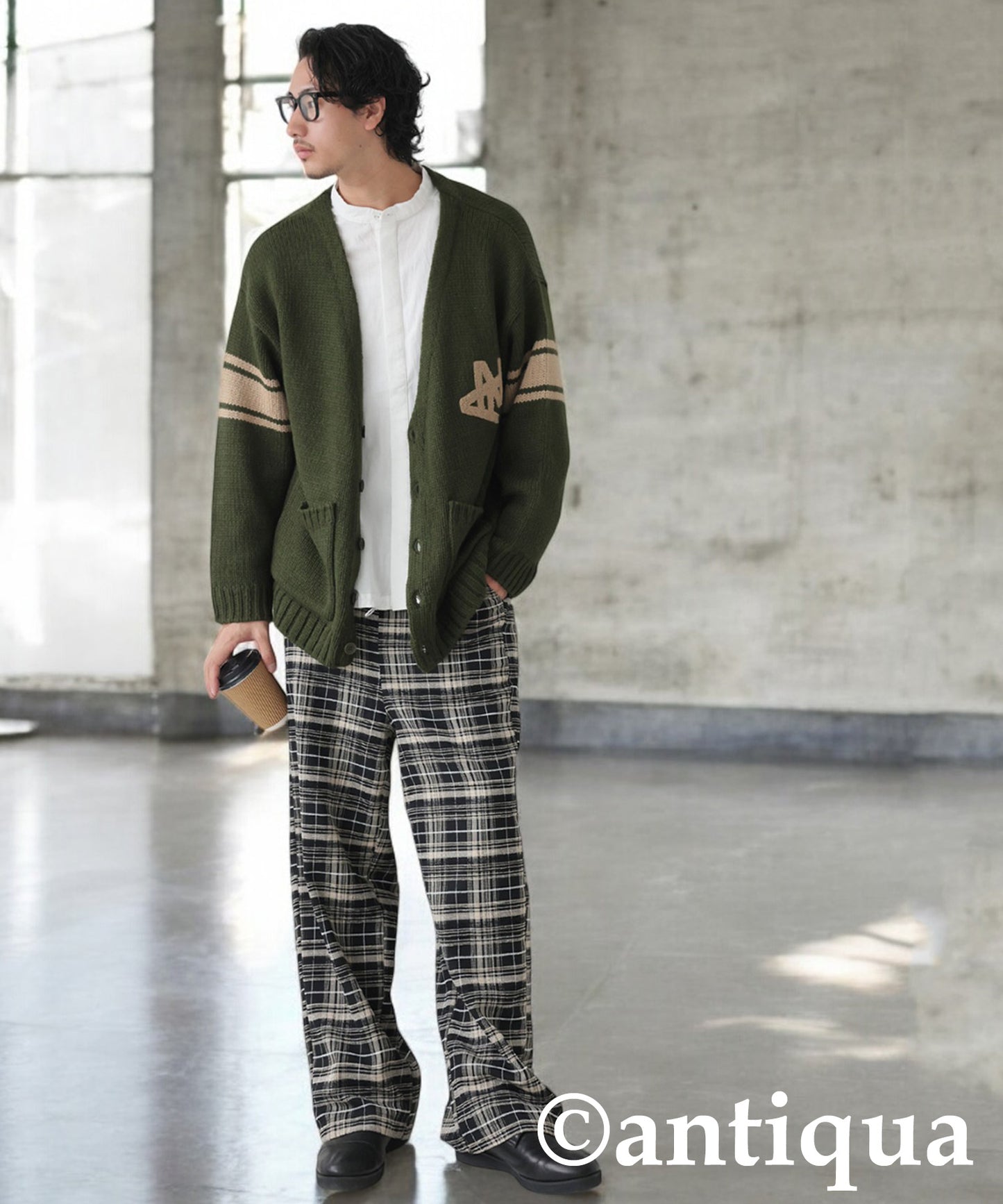 Logo Knit Cardigan Men's